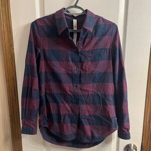 Lululemon Full Day Ahead Shirt - Revive Plaid - Size 4